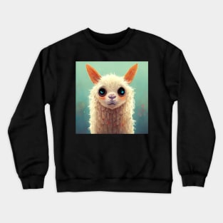 Why so sad Little Llama? Crewneck Sweatshirt